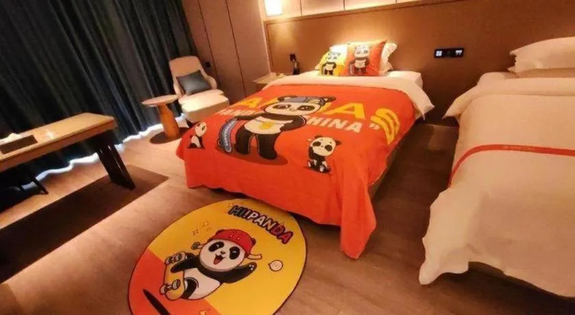 Bed in GreenTree Eastern Hotel Changge Yiwu City