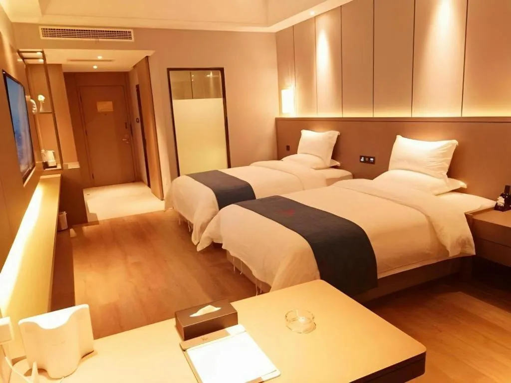 Bed in GreenTree Eastern Hotel Changge Yiwu City