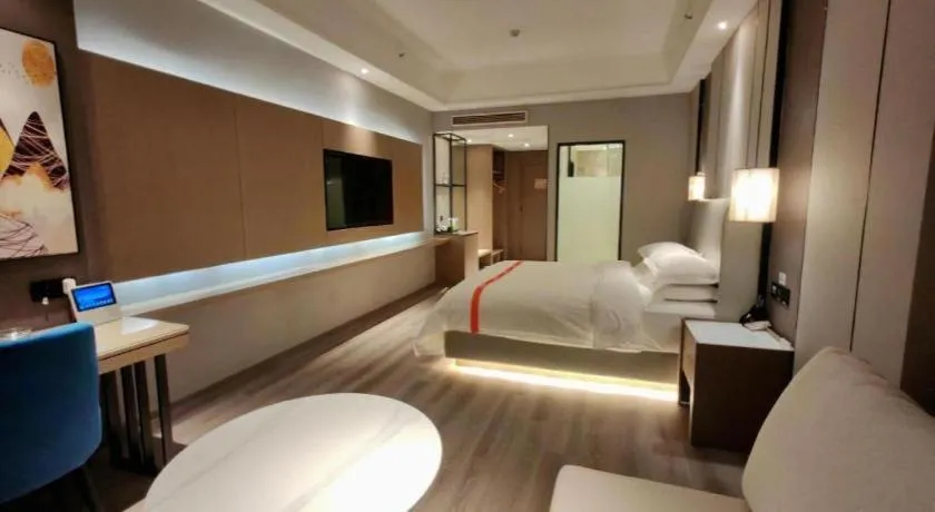 Bed in GreenTree Eastern Hotel Changge Yiwu City