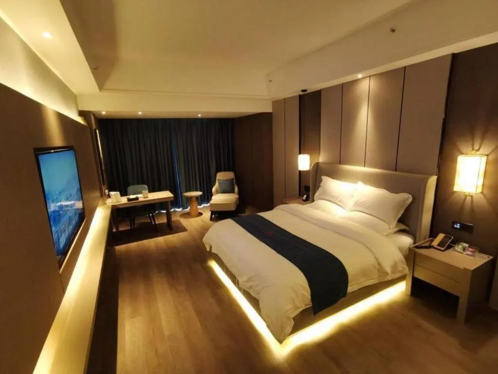 Bed in GreenTree Eastern Hotel Changge Yiwu City
