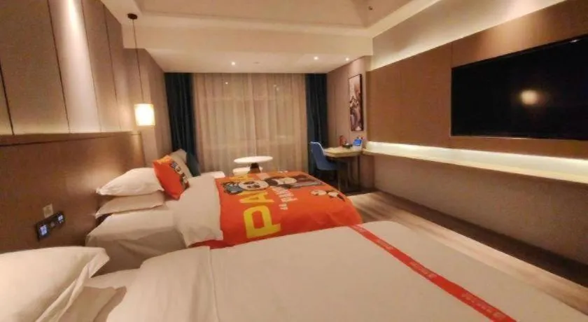 Bed in GreenTree Eastern Hotel Changge Yiwu City