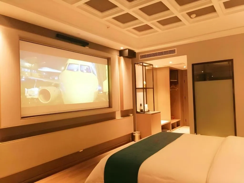 Bed in GreenTree Eastern Hotel Changge Yiwu City