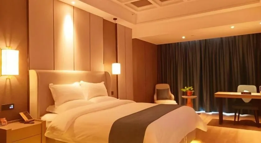 Bed in GreenTree Eastern Hotel Changge Yiwu City