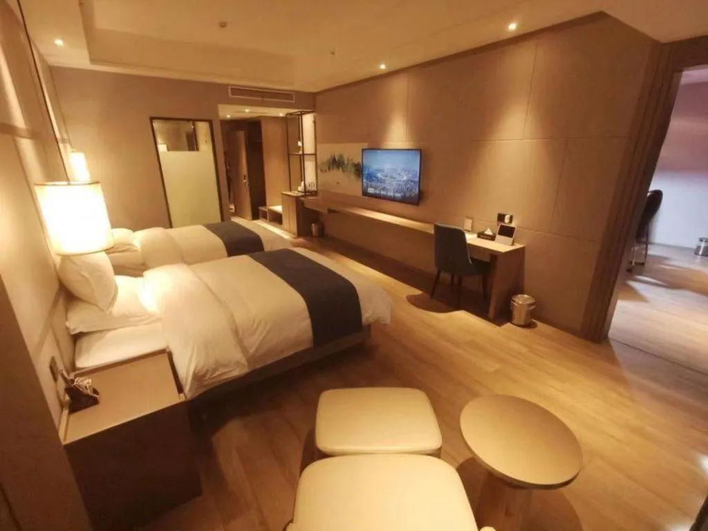 Bed in GreenTree Eastern Hotel Changge Yiwu City