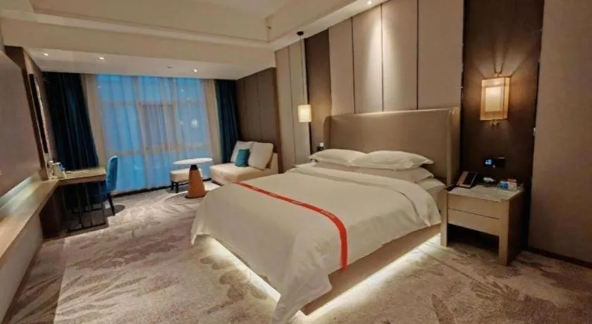 Bed in GreenTree Eastern Hotel Changge Yiwu City