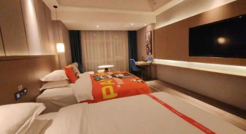 Bed in GreenTree Eastern Hotel Changge Yiwu City