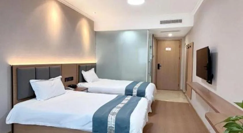 Bed in Shell Hotel Huaibei Jinying Plaza Long Distance Bus Station