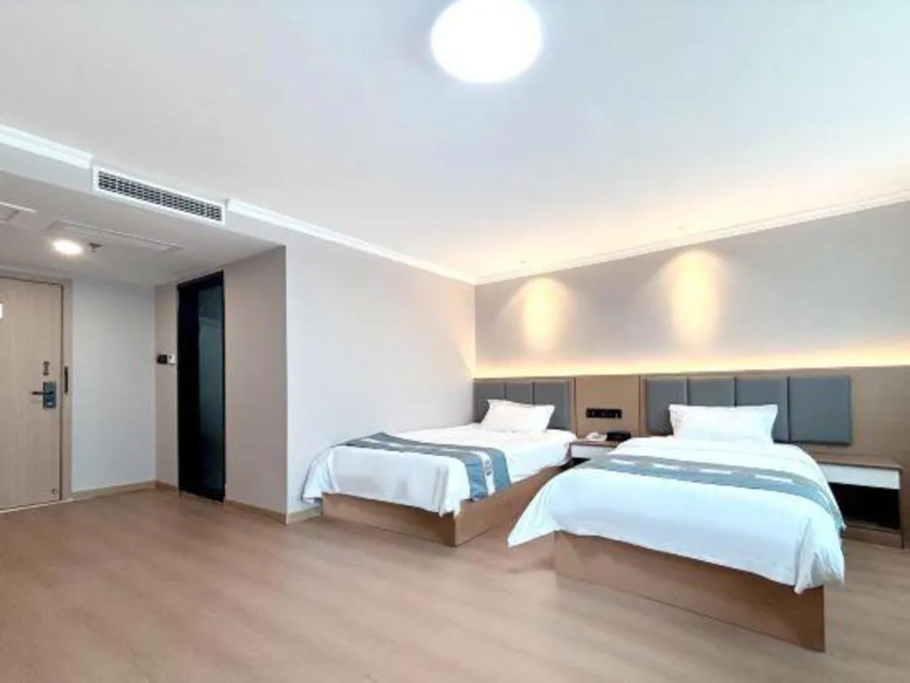 Bed in Shell Hotel Huaibei Jinying Plaza Long Distance Bus Station