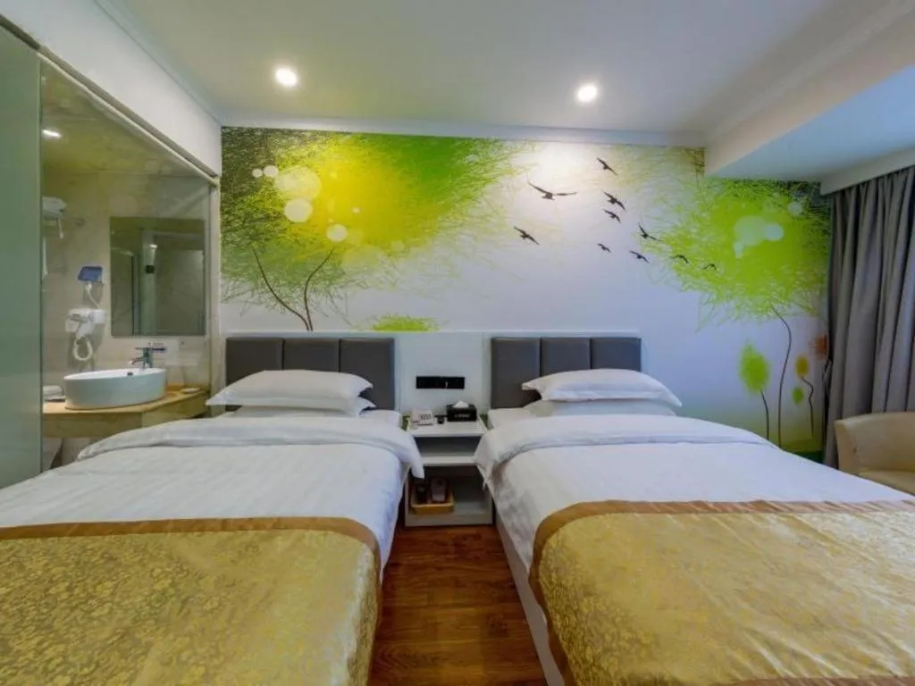 Bed in Shell Hotel Huaibei Jinying Plaza Long Distance Bus Station