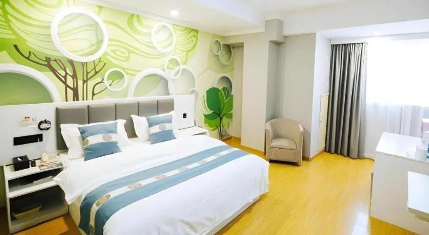 Bed in Shell Hotel Huaibei Jinying Plaza Long Distance Bus Station