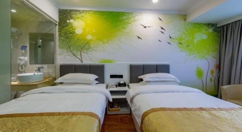 Bed in Shell Hotel Huaibei Jinying Plaza Long Distance Bus Station