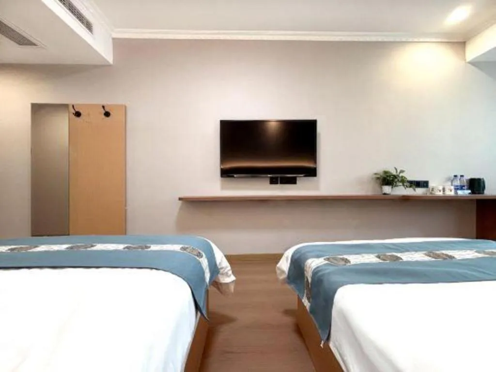 Bed in Shell Hotel Huaibei Jinying Plaza Long Distance Bus Station