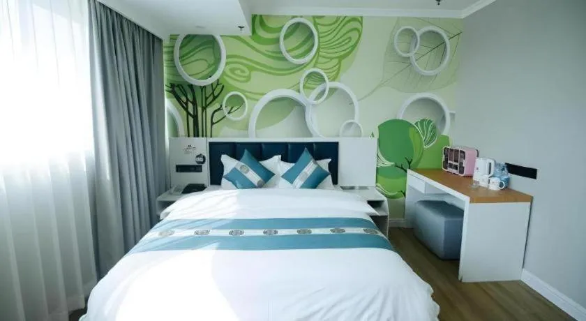 Bed in Shell Hotel Huaibei Jinying Plaza Long Distance Bus Station