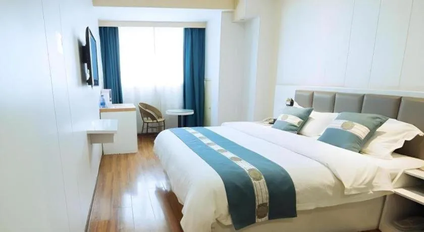 Bed in Shell Hotel Huaibei Jinying Plaza Long Distance Bus Station