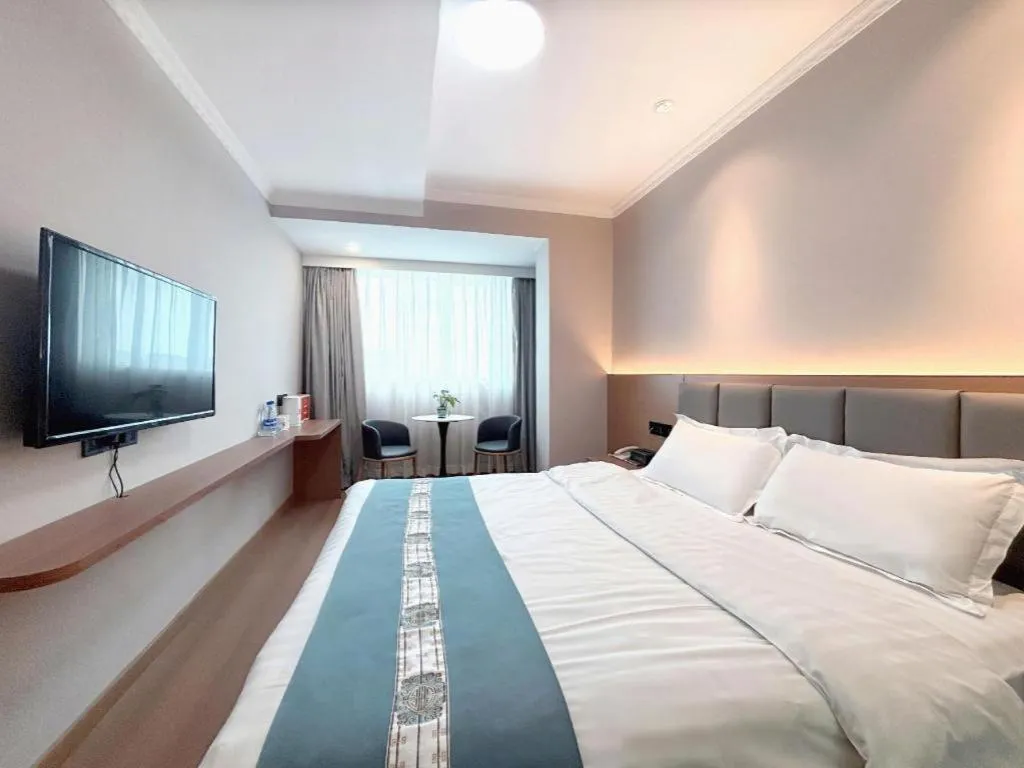 Bed in Shell Hotel Huaibei Jinying Plaza Long Distance Bus Station