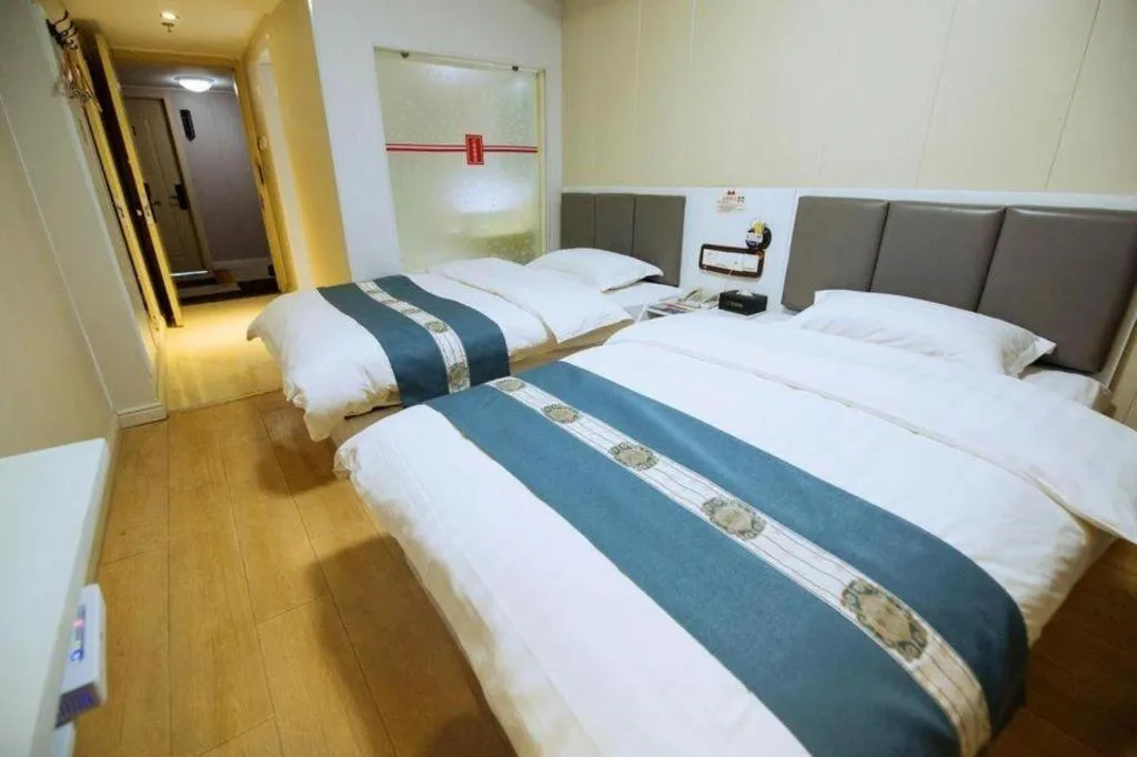 Bed in Shell Hotel Huaibei Jinying Plaza Long Distance Bus Station