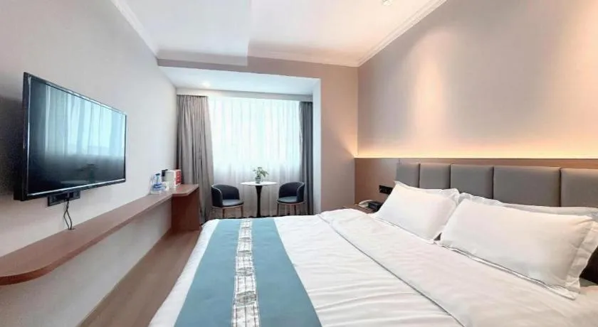 Bed in Shell Hotel Huaibei Jinying Plaza Long Distance Bus Station