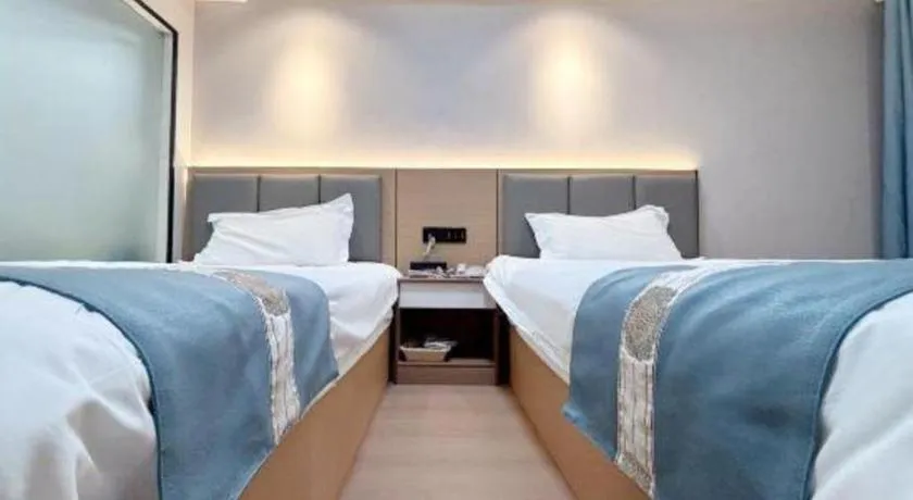 Bed in Shell Hotel Huaibei Jinying Plaza Long Distance Bus Station