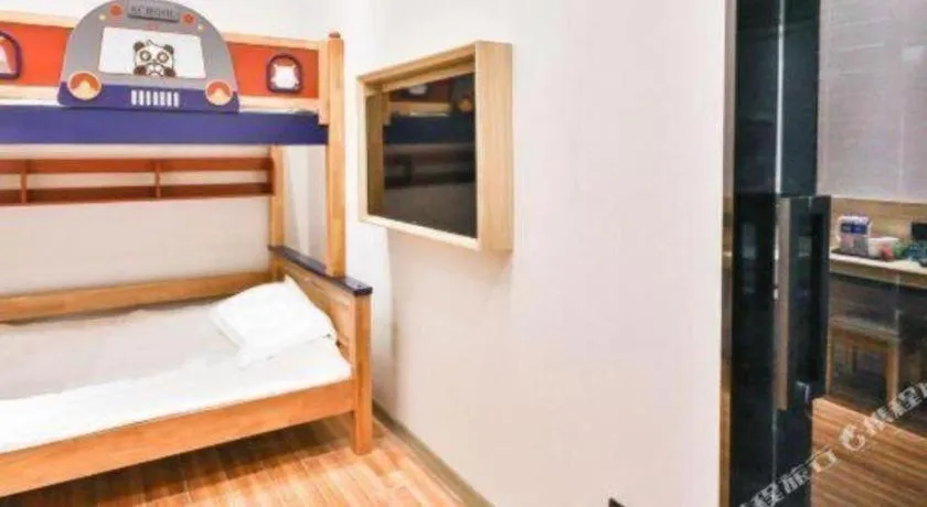 Bed in GreenTree Inn Express Beijing Dongcheng District Beixinqiao Metro Station Gui Street