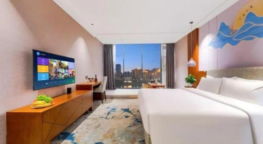 Bed in Xiangsu Boang Hotel