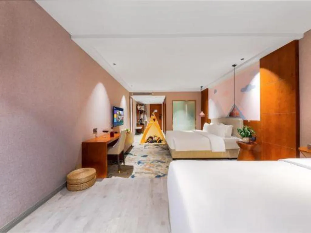 Bed in Xiangsu Boang Hotel