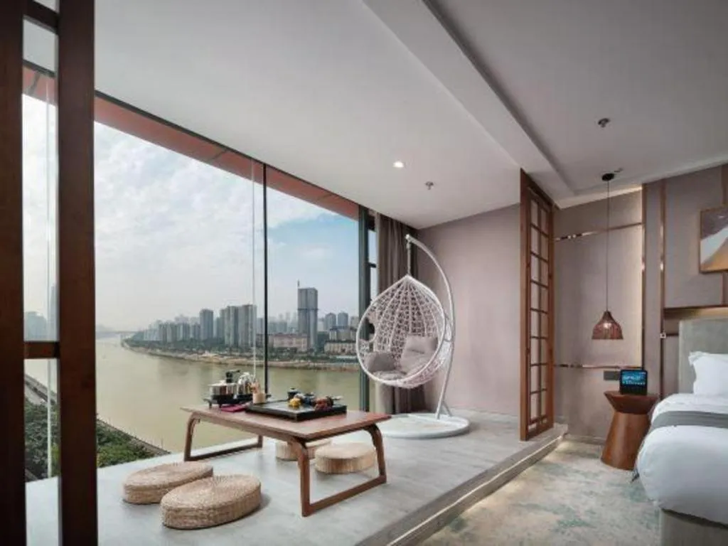 Bed in Xiangsu Boang Hotel