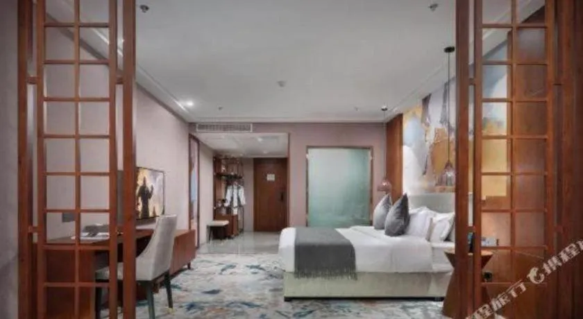 Bed in Xiangsu Boang Hotel