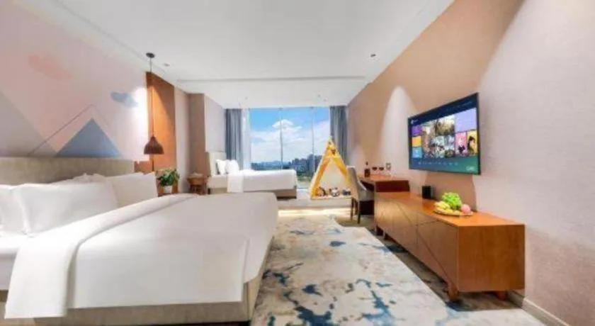 Bed in Xiangsu Boang Hotel