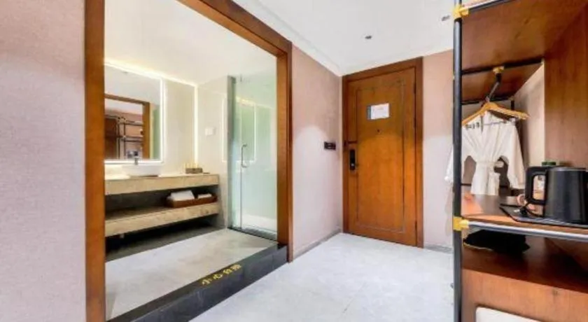 Bed in Xiangsu Boang Hotel