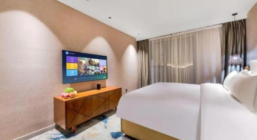 Bed in Xiangsu Boang Hotel