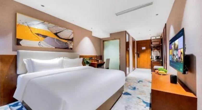 Bed in Xiangsu Boang Hotel