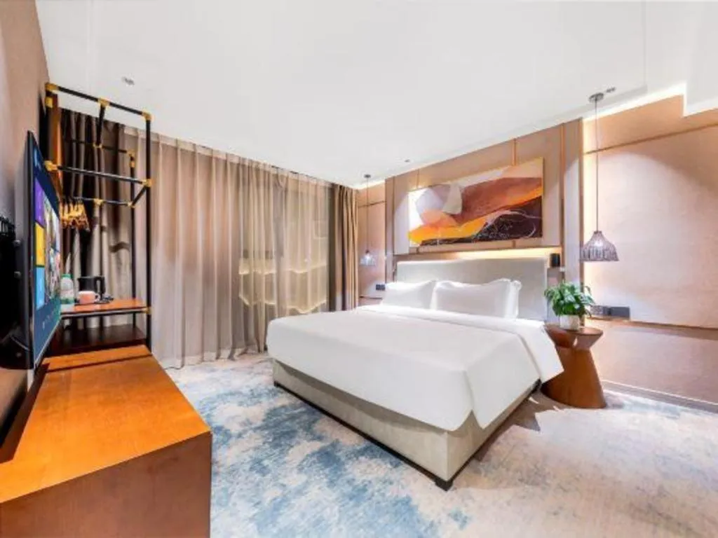 Bed in Xiangsu Boang Hotel