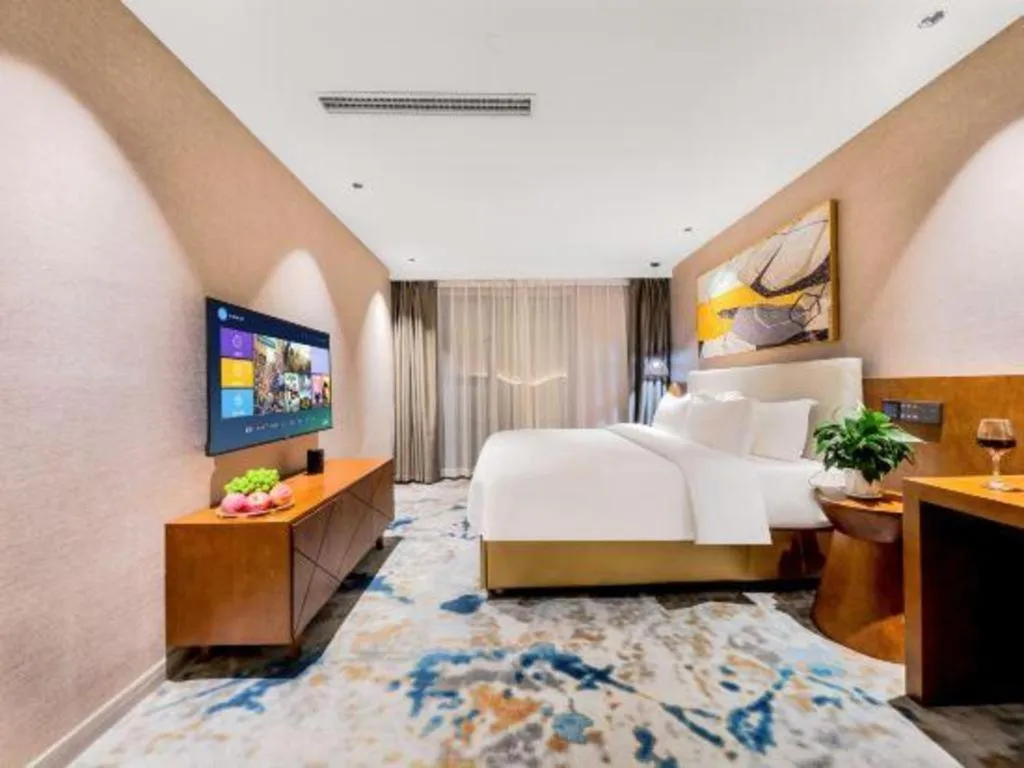 Bed in Xiangsu Boang Hotel