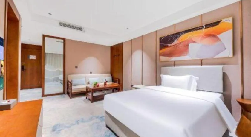 Bed in Xiangsu Boang Hotel