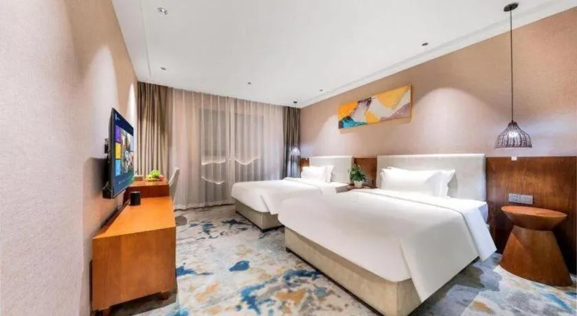 Bed in Xiangsu Boang Hotel