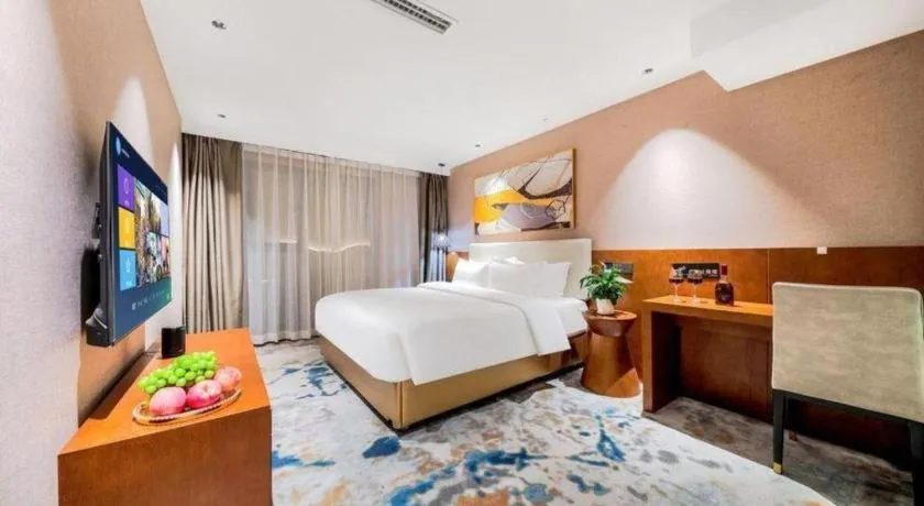 Bed in Xiangsu Boang Hotel