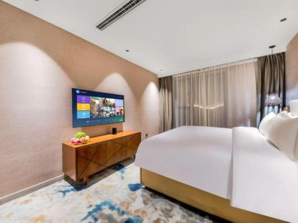 Bed in Xiangsu Boang Hotel