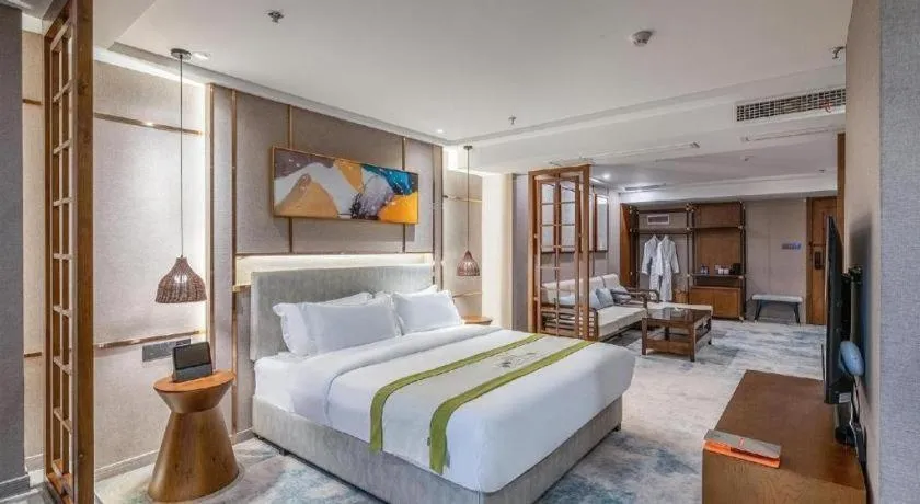 Bed in Xiangsu Boang Hotel