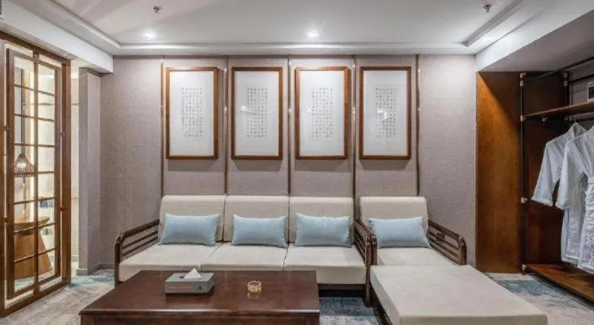 Bed in Xiangsu Boang Hotel