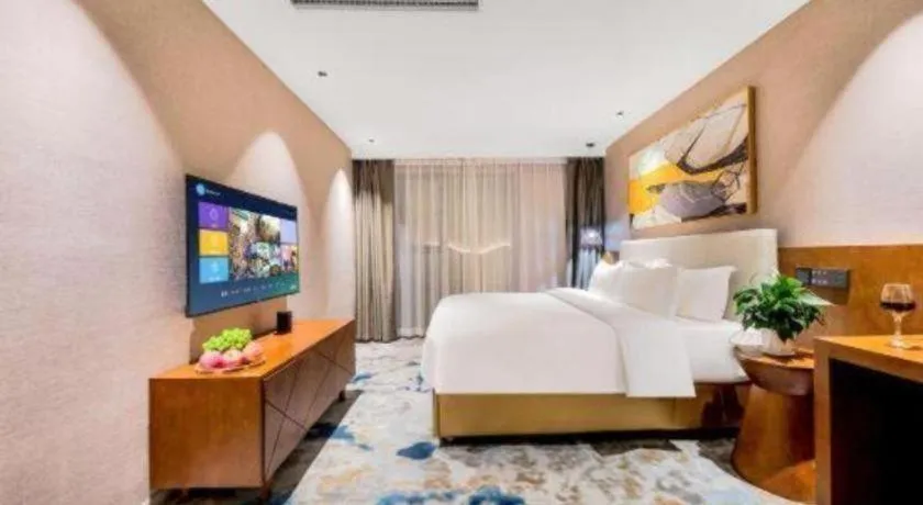 Bed in Xiangsu Boang Hotel