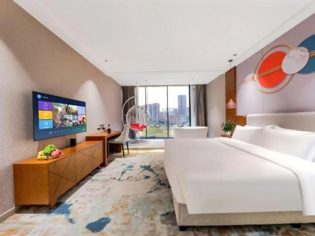 Bed in Xiangsu Boang Hotel