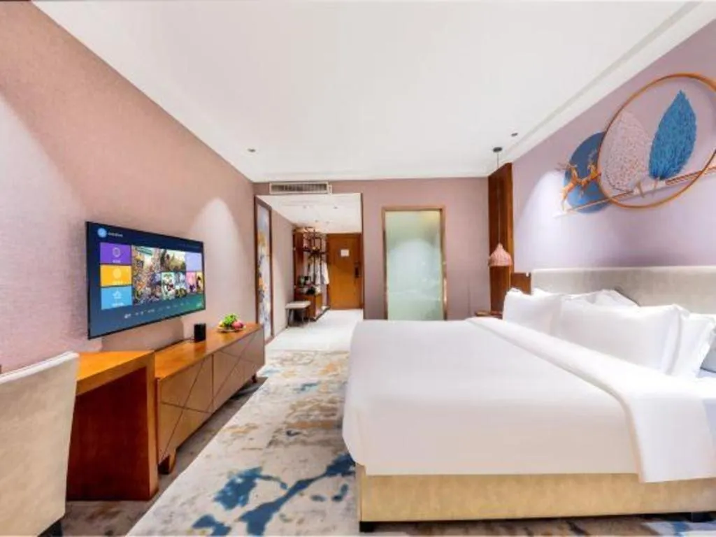 Bed in Xiangsu Boang Hotel