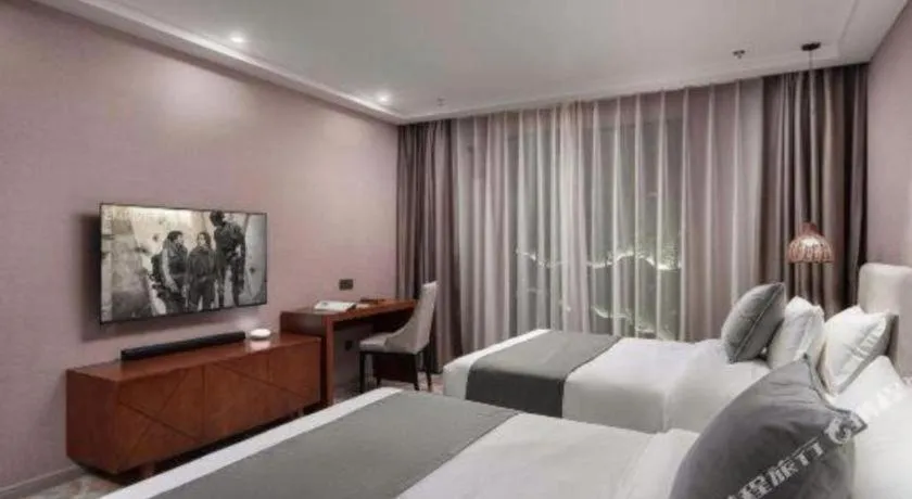 Bed in Xiangsu Boang Hotel