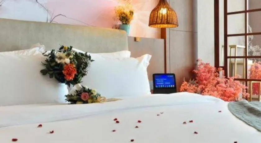 Bed in Xiangsu Boang Hotel