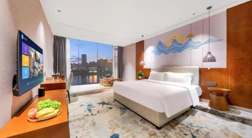 Bed in Xiangsu Boang Hotel