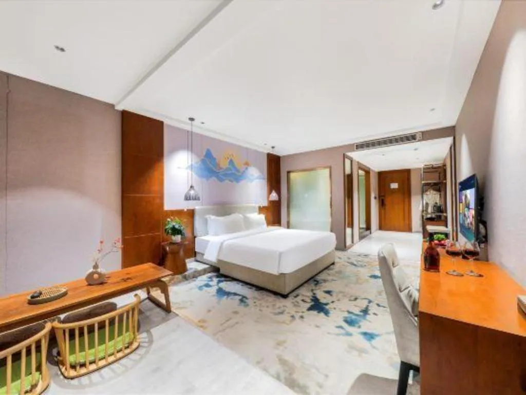 Bed in Xiangsu Boang Hotel