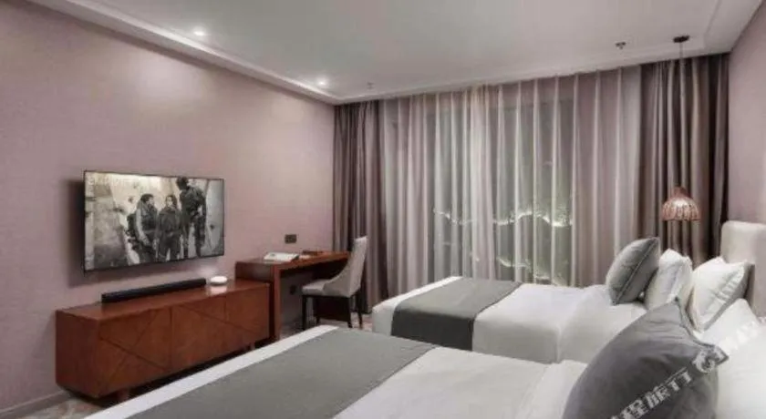 Bed in Xiangsu Boang Hotel