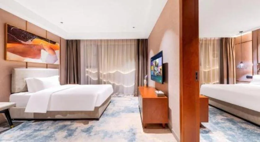 Bed in Xiangsu Boang Hotel