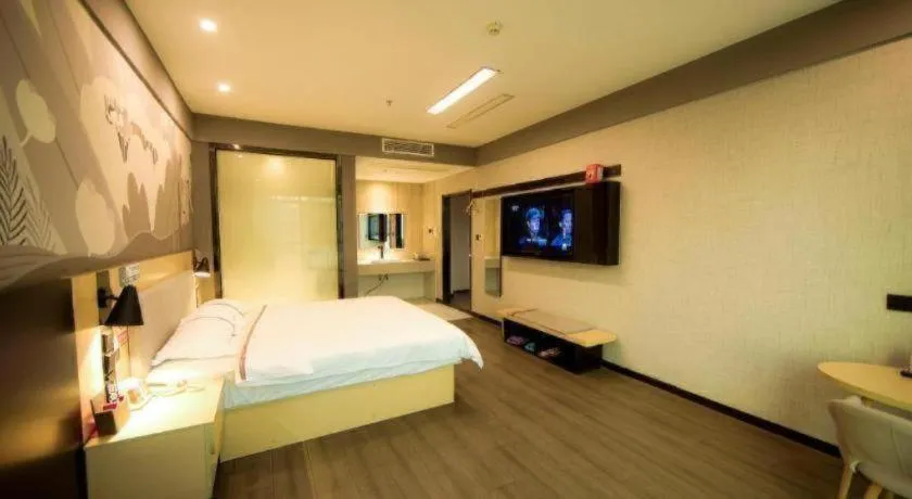 Bed in Thank Inn Jiangxi Nanchang Anyi County Fenghuangshan Industrial Park