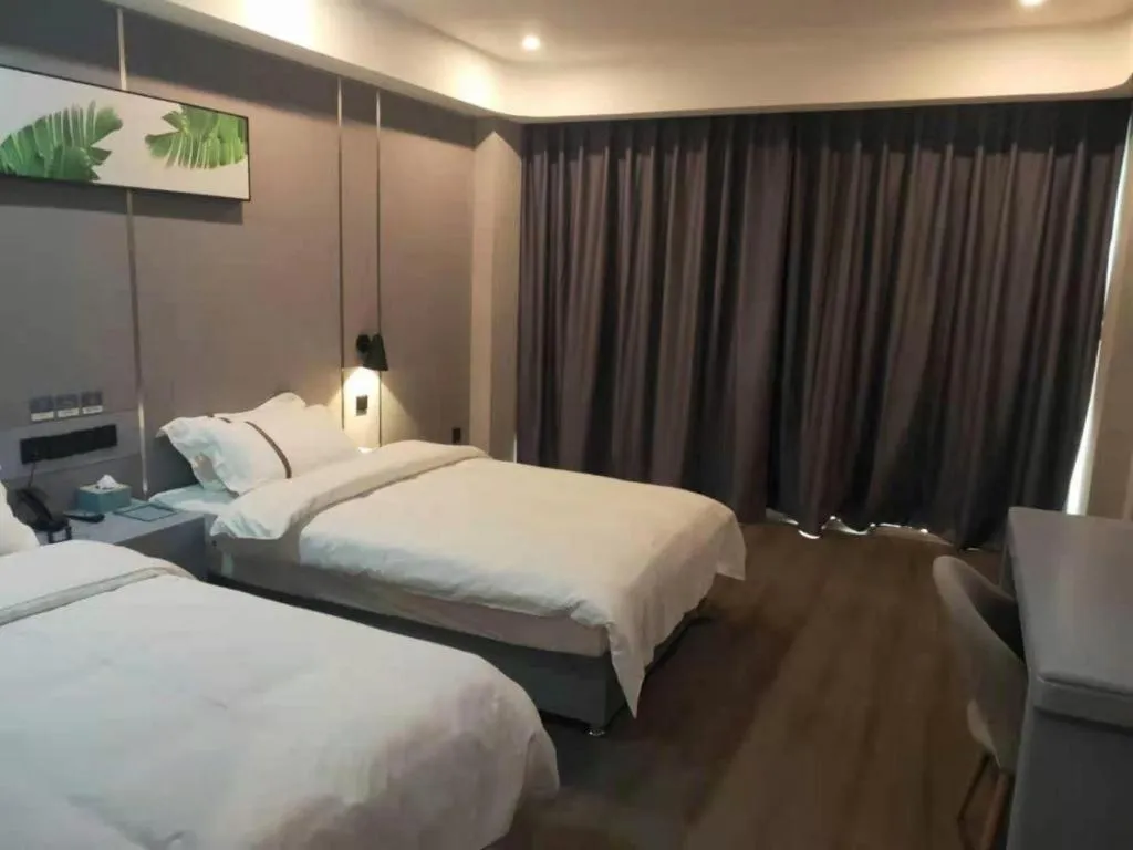 Bed in Thank Inn Jiangxi Nanchang Anyi County Fenghuangshan Industrial Park